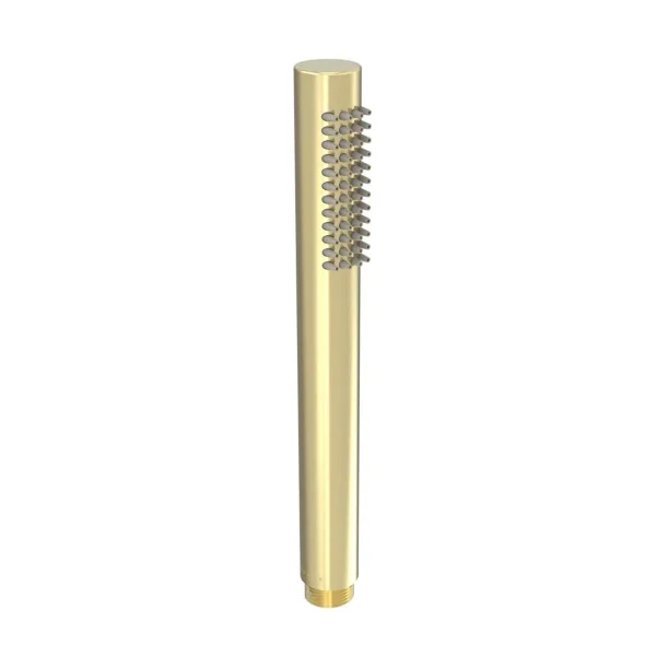 Saneux Cos Slim Round Shower Handset - Brushed Brass