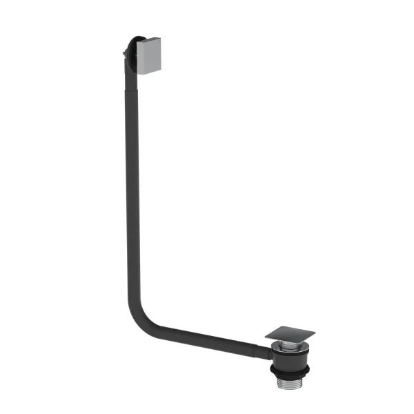 Saneux Tooga Easy Clean Overflow & Clicker Waste - Chrome