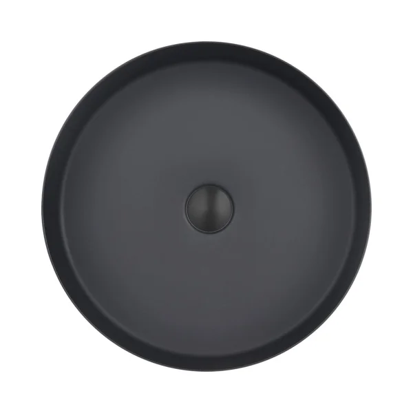 Just Taps Vos Matt Black Grade 316 Stainless Steel Counter Top Basin