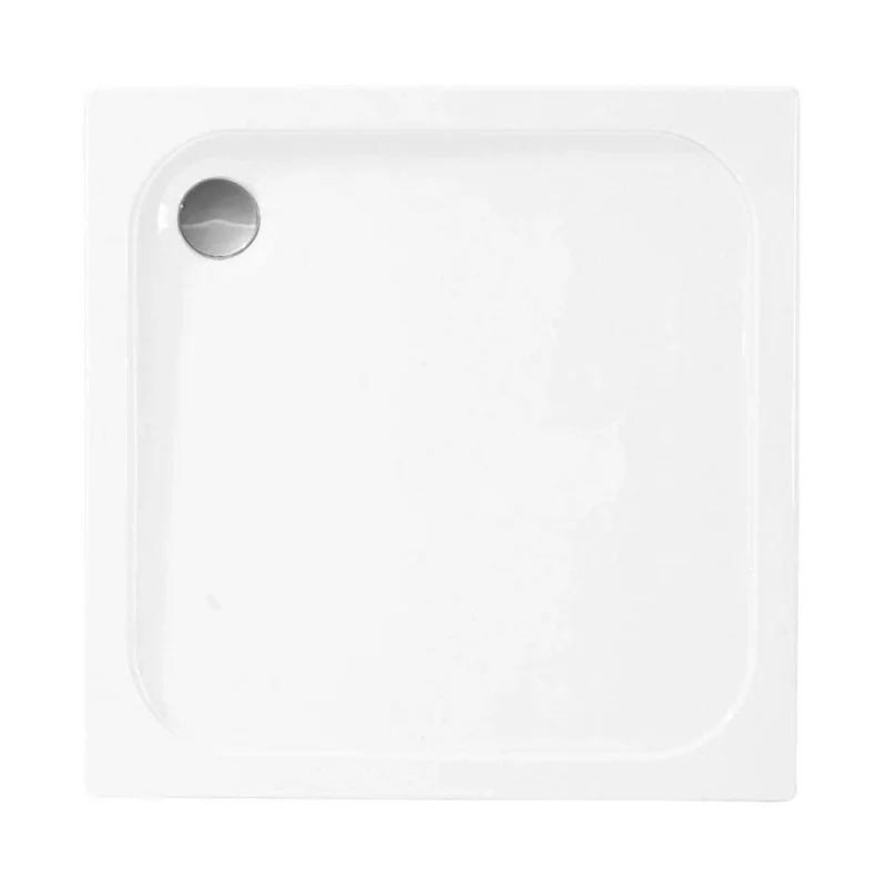 Merlyn Touchstone Slip Resistant Square Tray 800mm detail view - Image 1