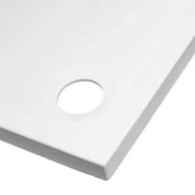 Merlyn Touchstone Slip Resistant Square Tray 800mm detail view - Image 2