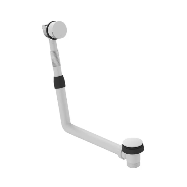 Vado Bath Filler Waste & Overflow Matt White