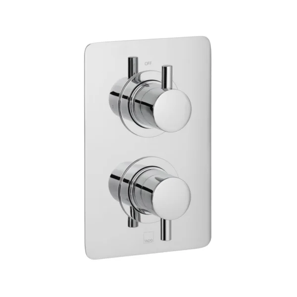 Vado Trim Kit For Dx Celsius 2 Outlet Trim For 148d/2 Thermostatic Valve Soft Square (con-bv048d/2-br) Chrome