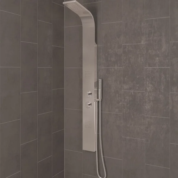 Eastbrook Conway V2 Shower Panel Stainless Steel
