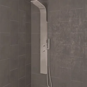 Eastbrook Conway V2 Shower Panel Stainless Steel