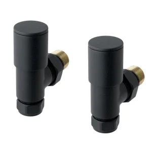 Eastbrook Angled Radiator Valve (pair) Matt Anthracite