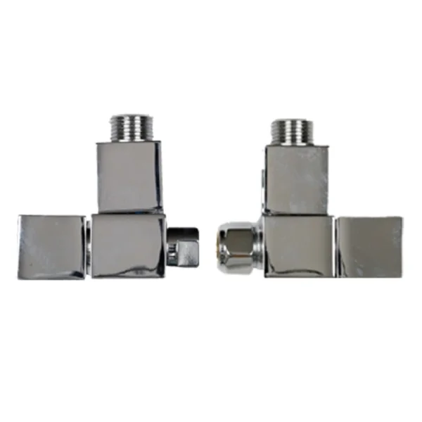 Jis Brunswick Valves - Angled Polished Stainless Steel
