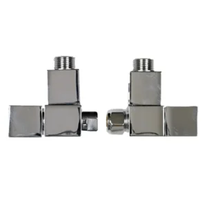 Jis Brunswick Valves - Angled Polished Stainless Steel