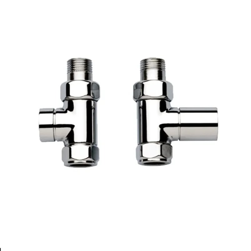 Jis Solar Valves - Straight Polished Stainless Steel detail view - Image 1
