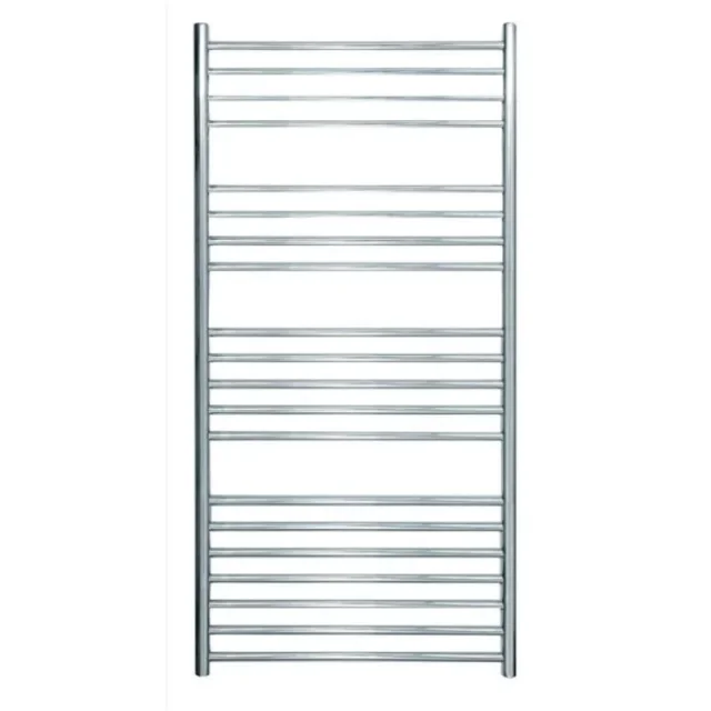 Jis Ashdown 620 1250 X 620mm Radiator For Cylindrical Electric Only Heating Satin Stainless Steel detail view - Image 1