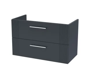 Nuie 800 W/h 2-drawer Unit Satin Soft Black