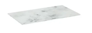 Saneux Uni 80cm Countertop - Matte Carrara White - 12mm