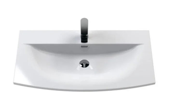 Hudson Reed 800 Curved Basin 1th White product image - Image 1