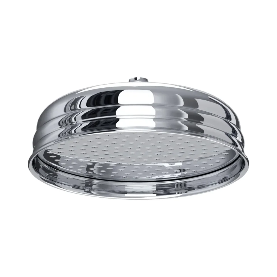 Perrin & Rowe 12" Shower Rose 3/4" Inlet - Chrome product image - Image 1