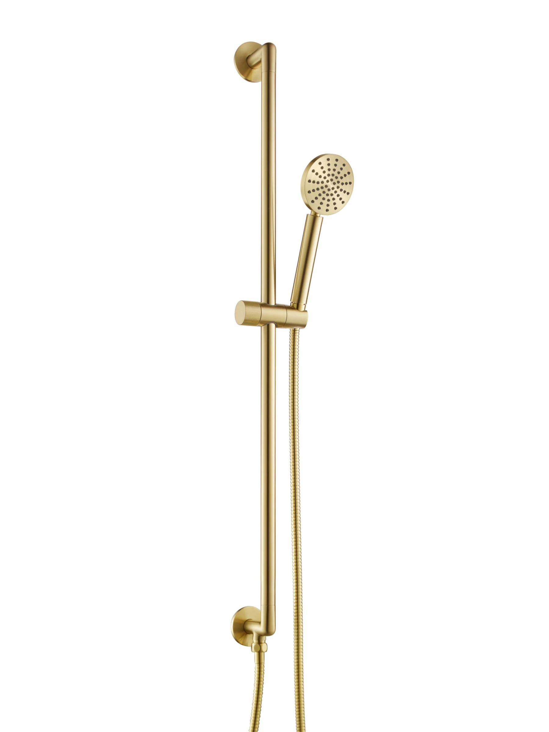 Just Taps Evo Slide Rail With Round Shower Handle And Hose