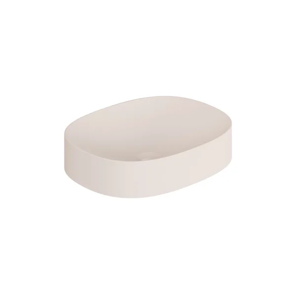 Vado Cameo Countertop Basin Oval Pink Clay