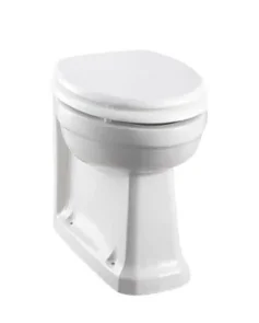 Burlington Back To Wall Pan - White (excl. Concealed Cistern) product image - Image 1