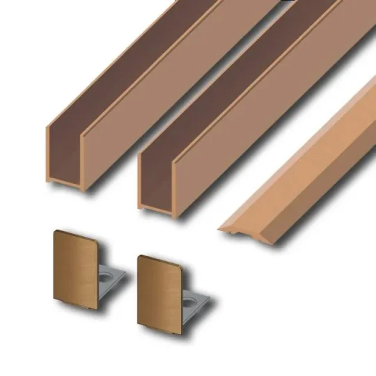 Abacus Glass Surface Channel Pack Bronze 8mm product image - Image 1