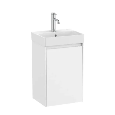 Roca Ona Vanity Unit 1 Door 400mm - White Matt product image - Image 1