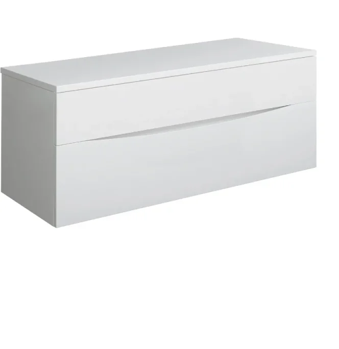 Bauhaus Glide Ii Basin Unit 1000 White Gloss  product image - Image 1