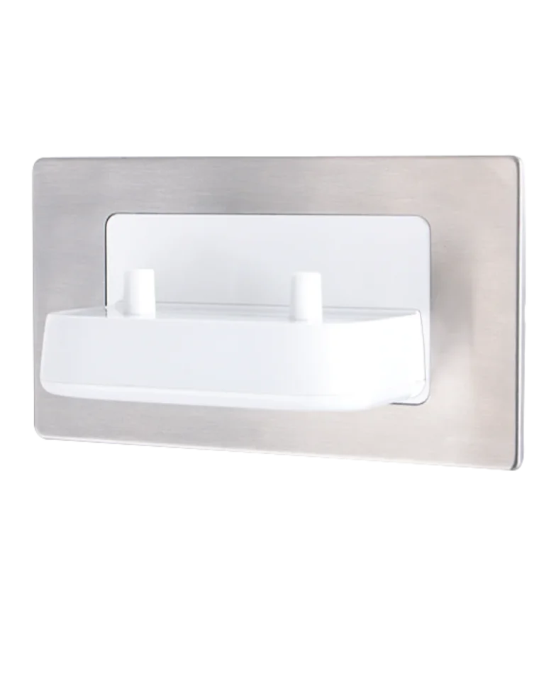 Proofvision Electric Toothbrush Charger Twin Brushed Steel product image - Image 1