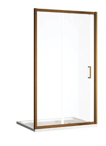 Cubico Florence Brushed Bronze Sliding Door 1000 product image - Image 1