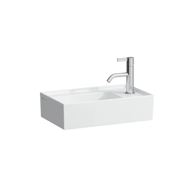 Laufen Kartell Basin Asy R/h 460x280mm 1th No O/flow - White product image - Image 1