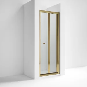 Nuie 800 Bi-fold Door Brushed Brass