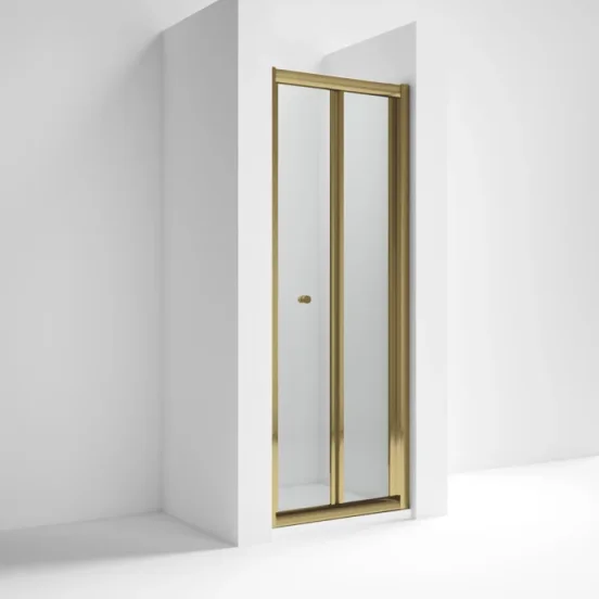 Nuie 800 Bi-fold Door Brushed Brass product image - Image 1