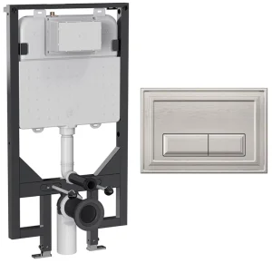 Crosswater Belgravia Frame Set 5 Brushed Nickel