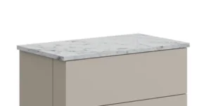 Crosswater Furniture Worktop 810 x 460mm Carrara Marble