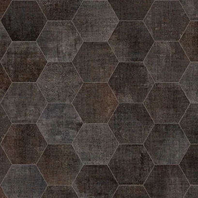 European Tiles Hextile Dark Hexagon Porcelain Rectified Tile product image - Image 1
