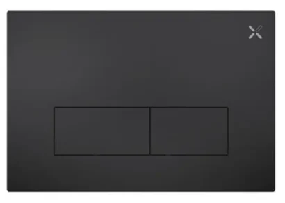 Crosswater Mpro Stainless Steel Flush Plate Matt Black product image - Image 1