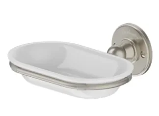 Burlington Soap Dish Brushed Nickel product image - Image 1