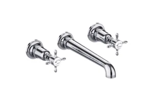 Burlington Guild Basin 3th Set Wall Mounted Chrome