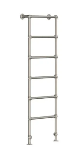 Lefroy Brooks Edwardian Ladder Towel Rail 183x59cm - Nickel product image - Image 1