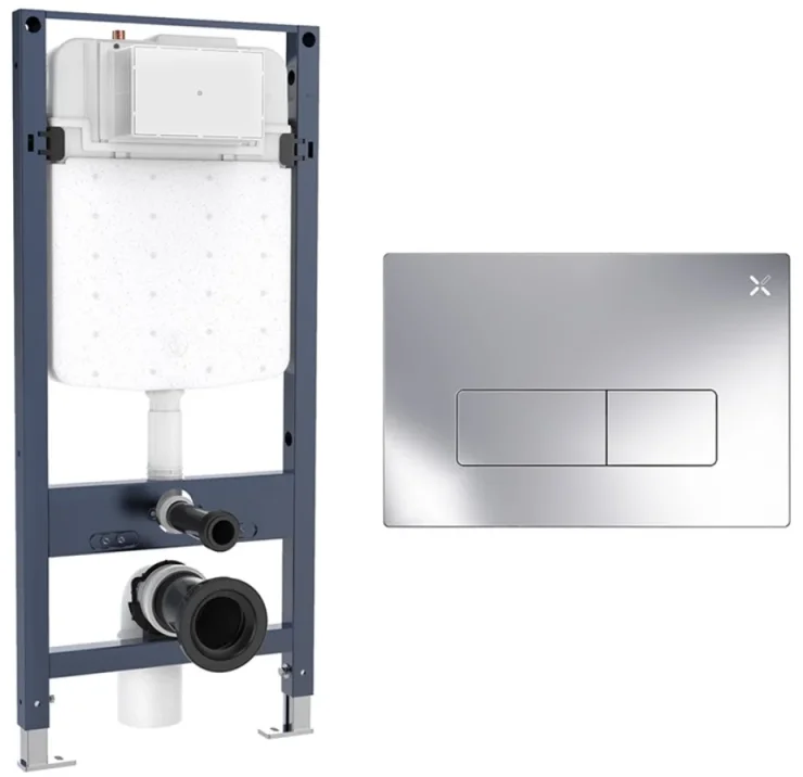 Crosswater Mpro Frame Set 1 Chrome product image - Image 1