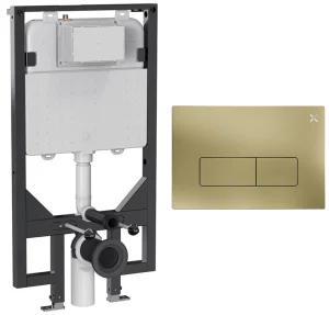 Crosswater Mpro Frame Set 3 Brushed Brass