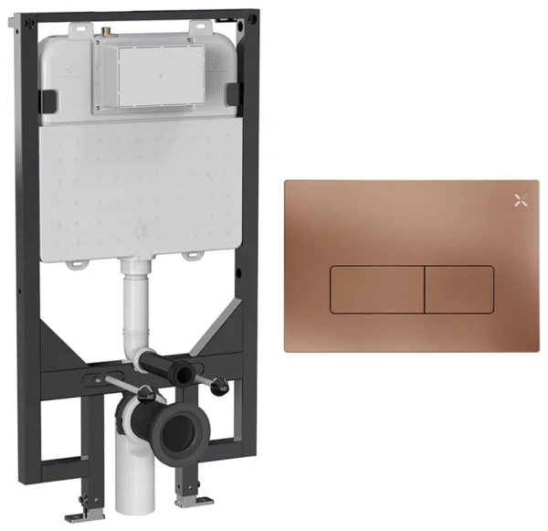 Crosswater Mpro Frame Set 3 Brushed Bronze