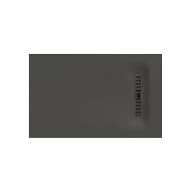 Crosswater Vito Rectangle Shower Tray 760 x 1200 25mm Matt Grey product image - Image 1