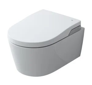 Roca Smart Wall Hung Rimless Wc Pan With Hidden Fixations And Fixing Kit. Soft Close Seat Included.