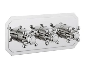 Crosswater Belgravia 3 Handle Trimset (must be paired with WLBP2001RC_V2) Chrome Crosshead