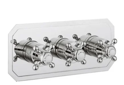 Crosswater Belgravia 3 Handle Trimset (must be paired with WLBP2001RC_V2) Chrome Crosshead product image - Image 1