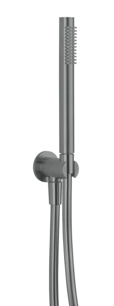 Crosswater 3ONE6 Design Shower Handset Hose & Wall Outlet Stainless Slate