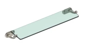 Burlington Guild Glass Shelf Brushed Nickel