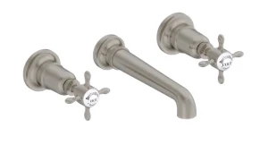 Burlington Guild Basin 3th Set Wall Mounted Brushed Nickel