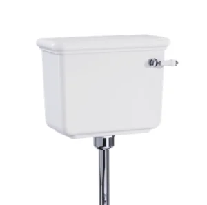 Burlington Guild Slimline 44cm Cistern With Lever White
