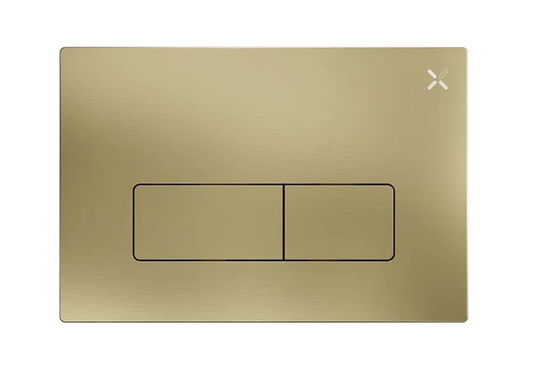 Crosswater Mpro Flush Plate Brushed Brass product image - Image 1