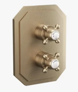 Crosswater Belgravia Crosshead Crossbox 3D Trimset Brushed Brass