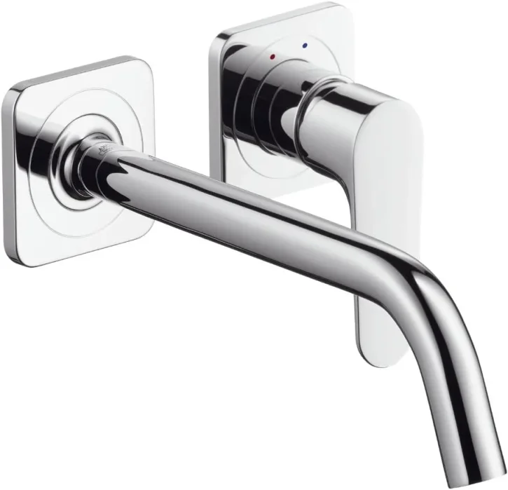 Axor Citterio M Single Lever Basin Mixer For Concealed Installation Wall-mounted With Spout 227 Mm And Escutcheons Chrome product image - Image 1